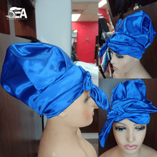 Charger l'image dans la galerie, Accessoire de nuit en satin pour réduire la casse des cheveux