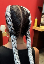 Charger l'image dans la galerie, Conrows Françaises sur cheveux lisse rallonges comprise