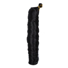 Charger l'image dans la galerie, Lot 8 extensions French Curl 24", brun ombré T1B/33, 100g/paquet, pour tressage femme