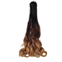 Charger l'image dans la galerie, Lot 8 extensions French Curl bouclées, 22", synthétiques, pour tressage femme