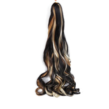 Charger l'image dans la galerie, Lot 8 extensions French Curl bouclées, 22", synthétiques, pour tressage femme