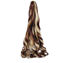 Charger l'image dans la galerie, Lot 8 extensions French Curl bouclées, 22", synthétiques, pour tressage femme