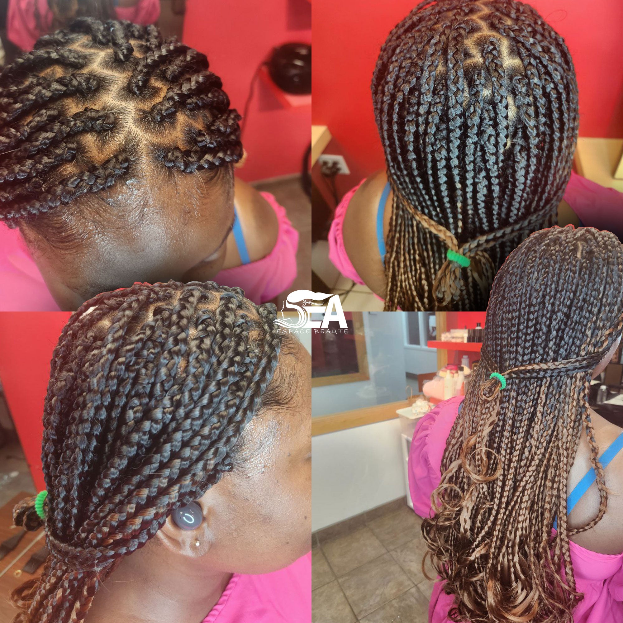 Box Braids (mèches comprise)