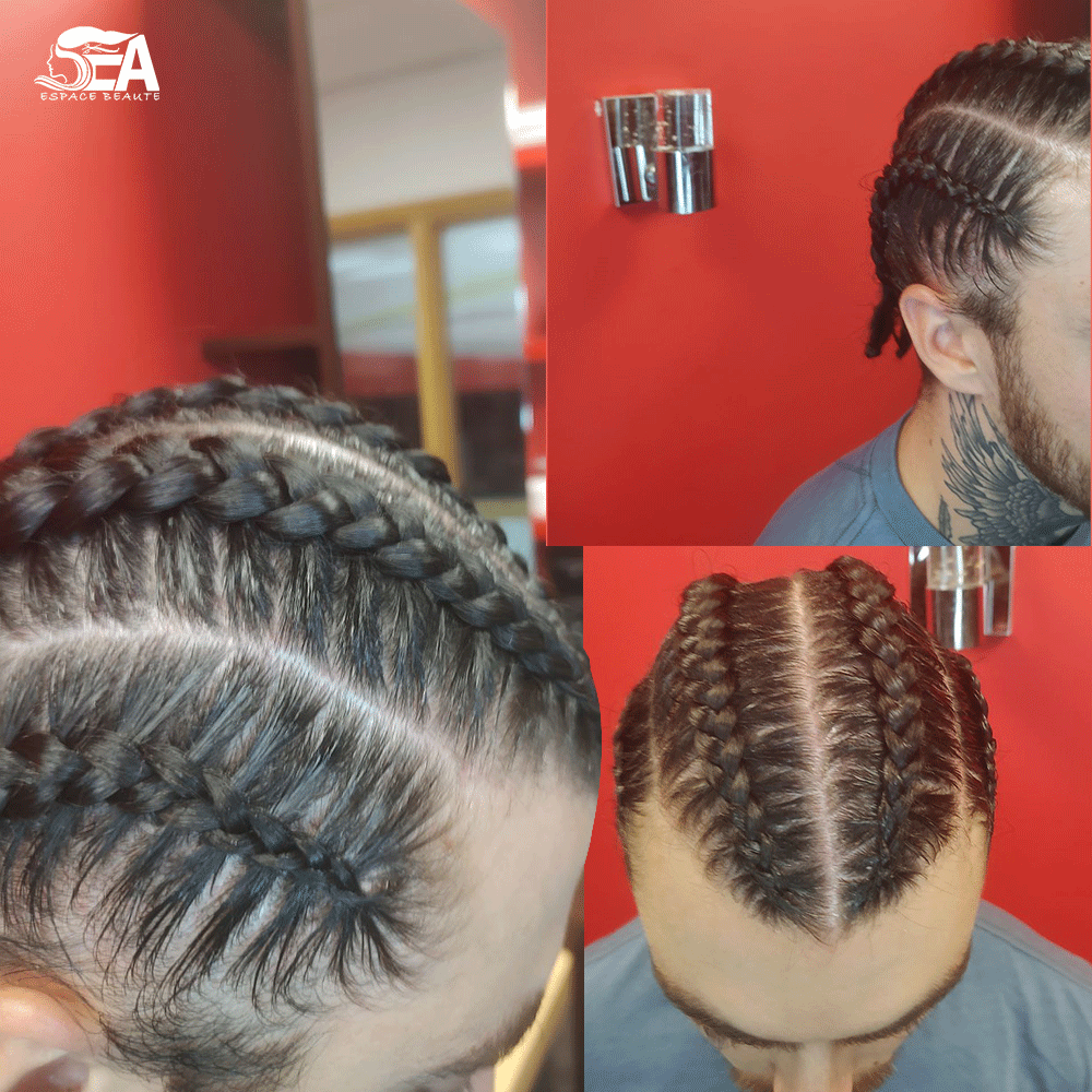 Tresse homme cornrow