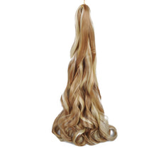 Charger l&#39;image dans la galerie, Lot de 8 paquets d&#39;extensions de cheveux bouclés french curl synthétiques bouclés pour tressage de femmes  de taille 22 inch
