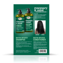 Charger l&#39;image dans la galerie, Difeel Rosemary &amp; Mint Hair Strengthening Shampoo &amp; Conditioner with Biotin
